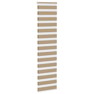 Doppelrollo Sandbraun 60x230 cm