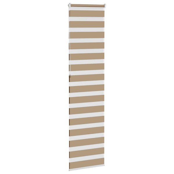Doppelrollo Sandbraun 60x230 cm