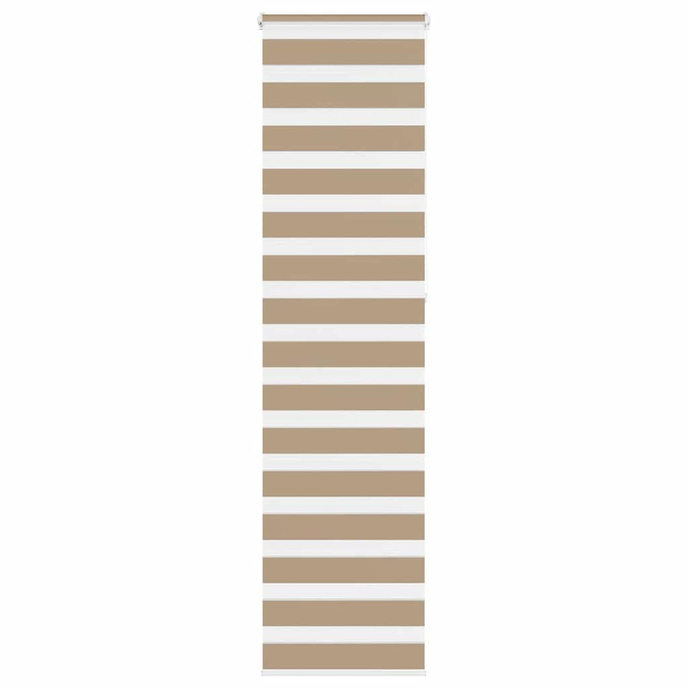 Doppelrollo Sandbraun 65x230 cm