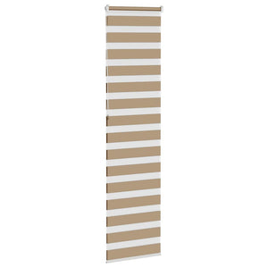 Doppelrollo Sandbraun 65x230 cm