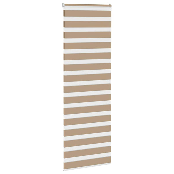 Doppelrollo Sandbraun 70x230 cm