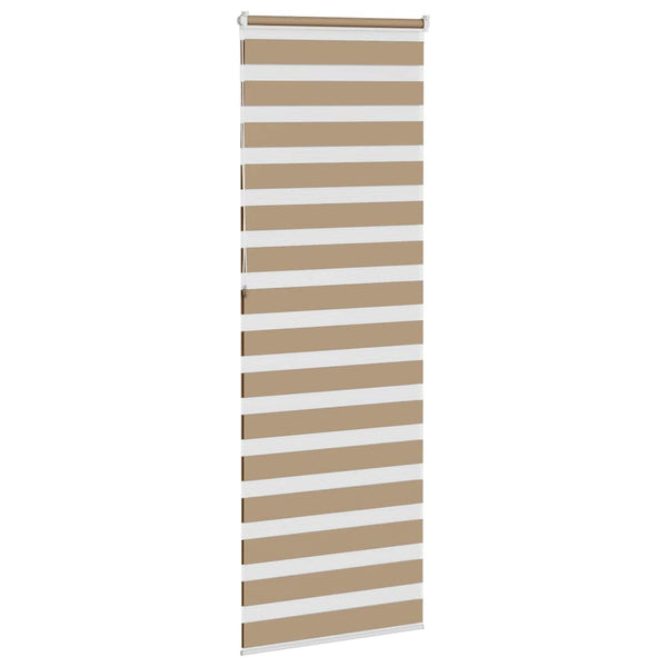 Doppelrollo Sandbraun 70x230 cm