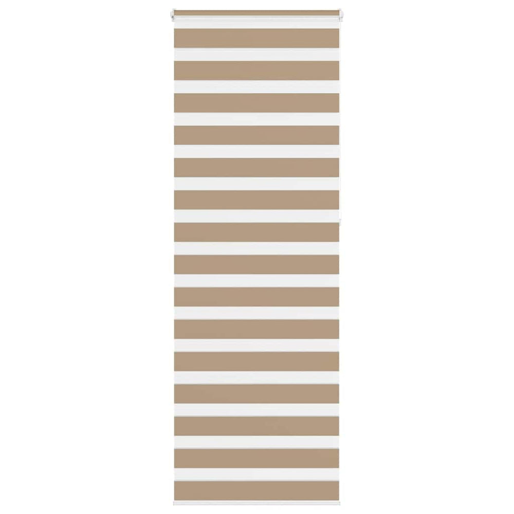 Doppelrollo Sandbraun 75x230 cm