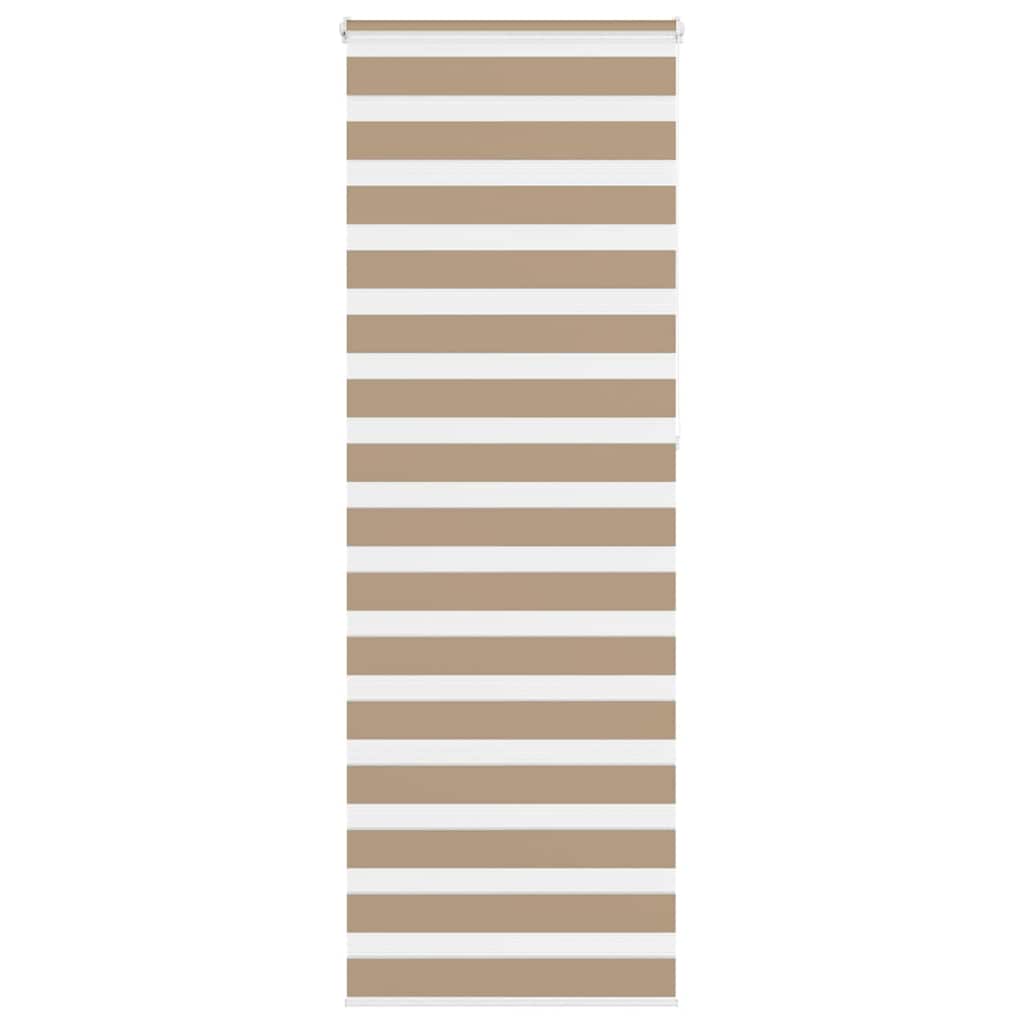 Doppelrollo Sandbraun 75x230 cm