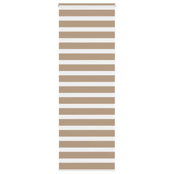 Doppelrollo Sandbraun 75x230 cm