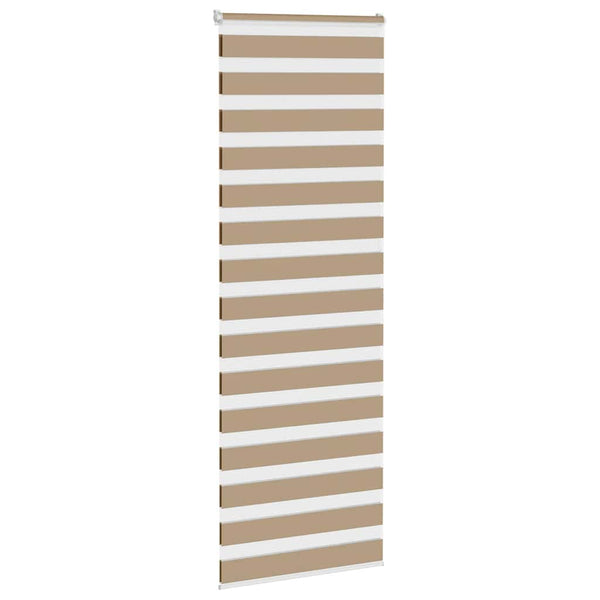 Doppelrollo Sandbraun 75x230 cm