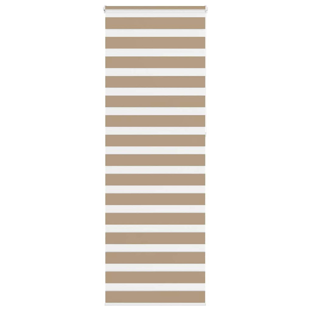 Doppelrollo Sandbraun 80x230 cm