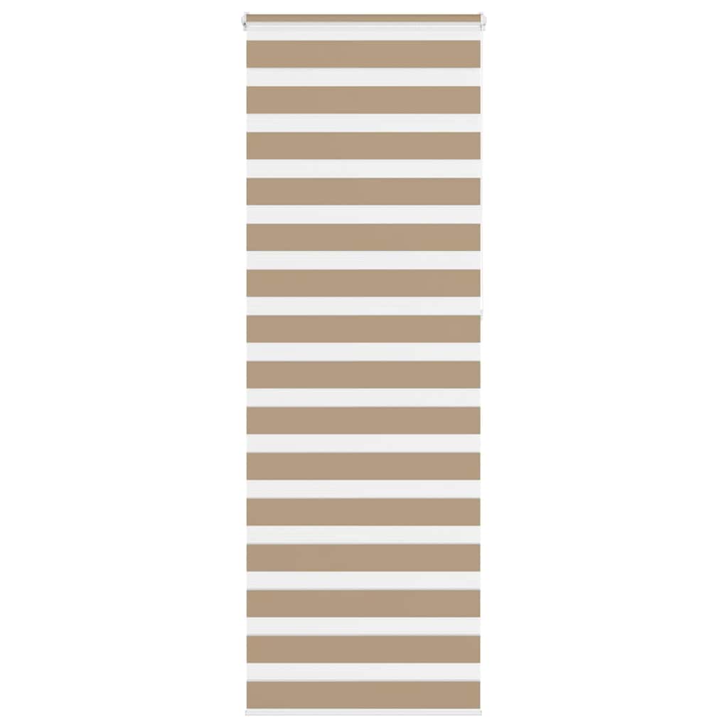 Doppelrollo Sandbraun 80x230 cm