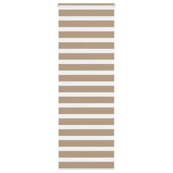 Doppelrollo Sandbraun 80x230 cm