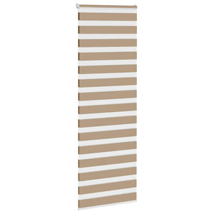 Doppelrollo Sandbraun 80x230 cm