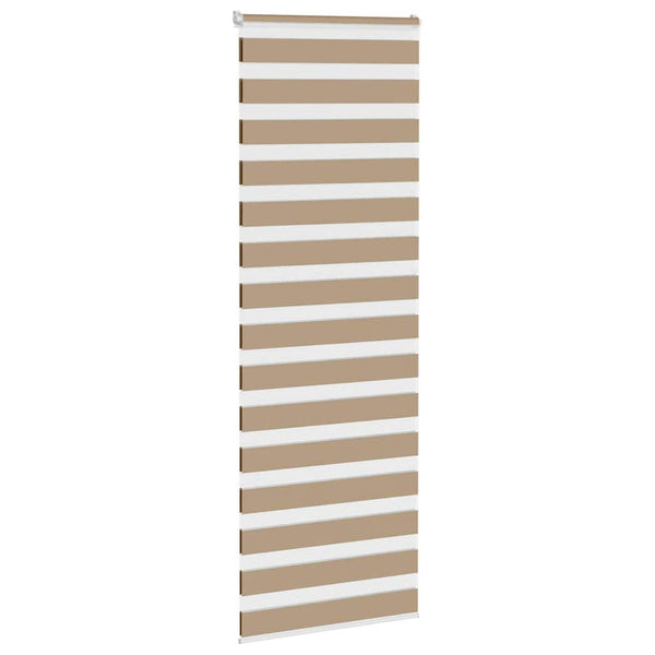Doppelrollo Sandbraun 80x230 cm