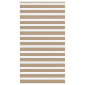 Doppelrollo Sandbraun 125x230 cm