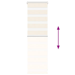 Doppelrollo Marmor Beige 40x100 cm