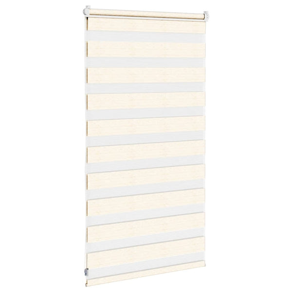 Doppelrollo Marmorbeige 80x100 cm