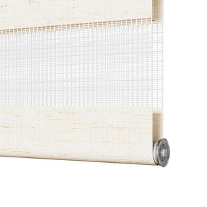 Doppelrollo Marmorbeige 105x100cm