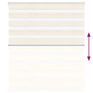 Doppelrollo Marmorbeige 125x100 cm