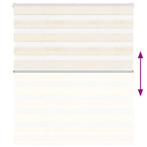 Doppelrollo Marmorbeige 130x100 cm