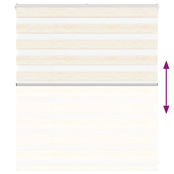 Doppelrollo Marmor Beige 135x100cm