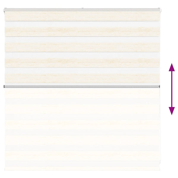 Doppelrollo Marmorbeige 140x100 cm