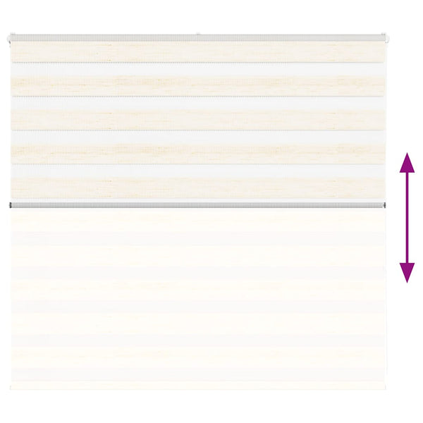 Doppelrollo Marmor Beige 155x100cm