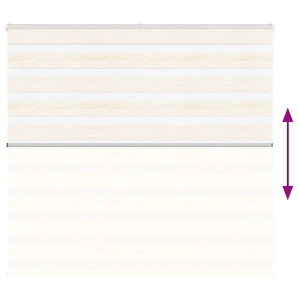 Doppelrollo Marmor Beige 160x100 cm