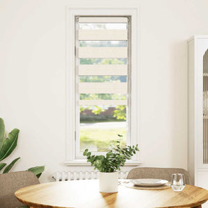 Doppelrollo Marmorbeige 45x150 cm