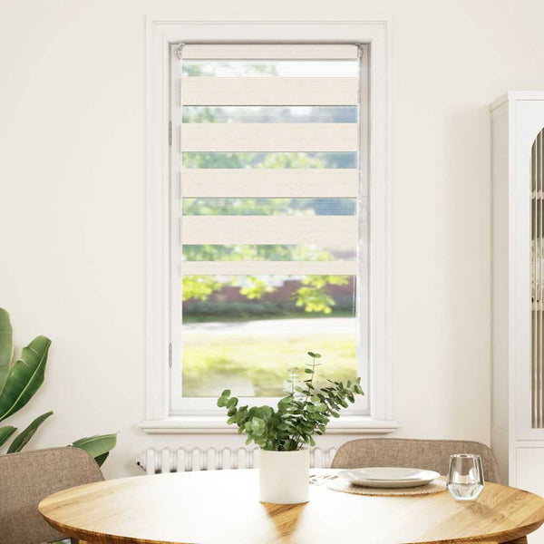 Doppelrollo Marmor Beige 60x150 cm
