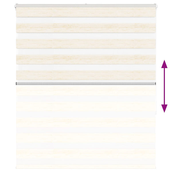 Doppelrollo Marmorbeige 120x150 cm
