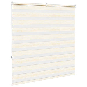 Doppelrollo Marmorbeige 150x150 cm