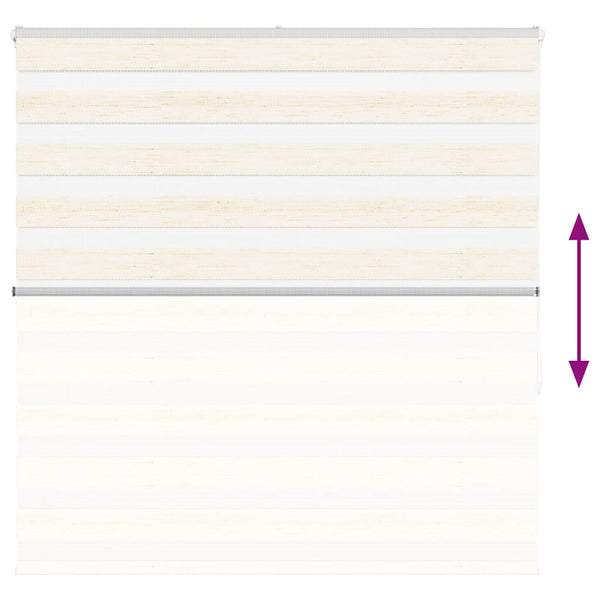 Doppelrollo Marmorbeige 150x150 cm