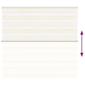 Doppelrollo Marmor Beige 155x150 cm