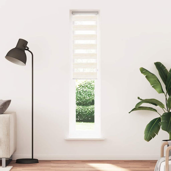 Doppelrollo Marmorbeige 45x200 cm