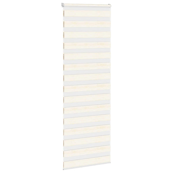 Doppelrollo Marmorbeige 75x200 cm