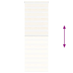 Doppelrollo Marmorbeige 75x200 cm