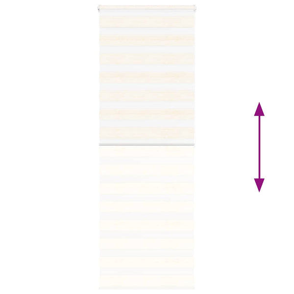 Doppelrollo Marmorbeige 85x200 cm
