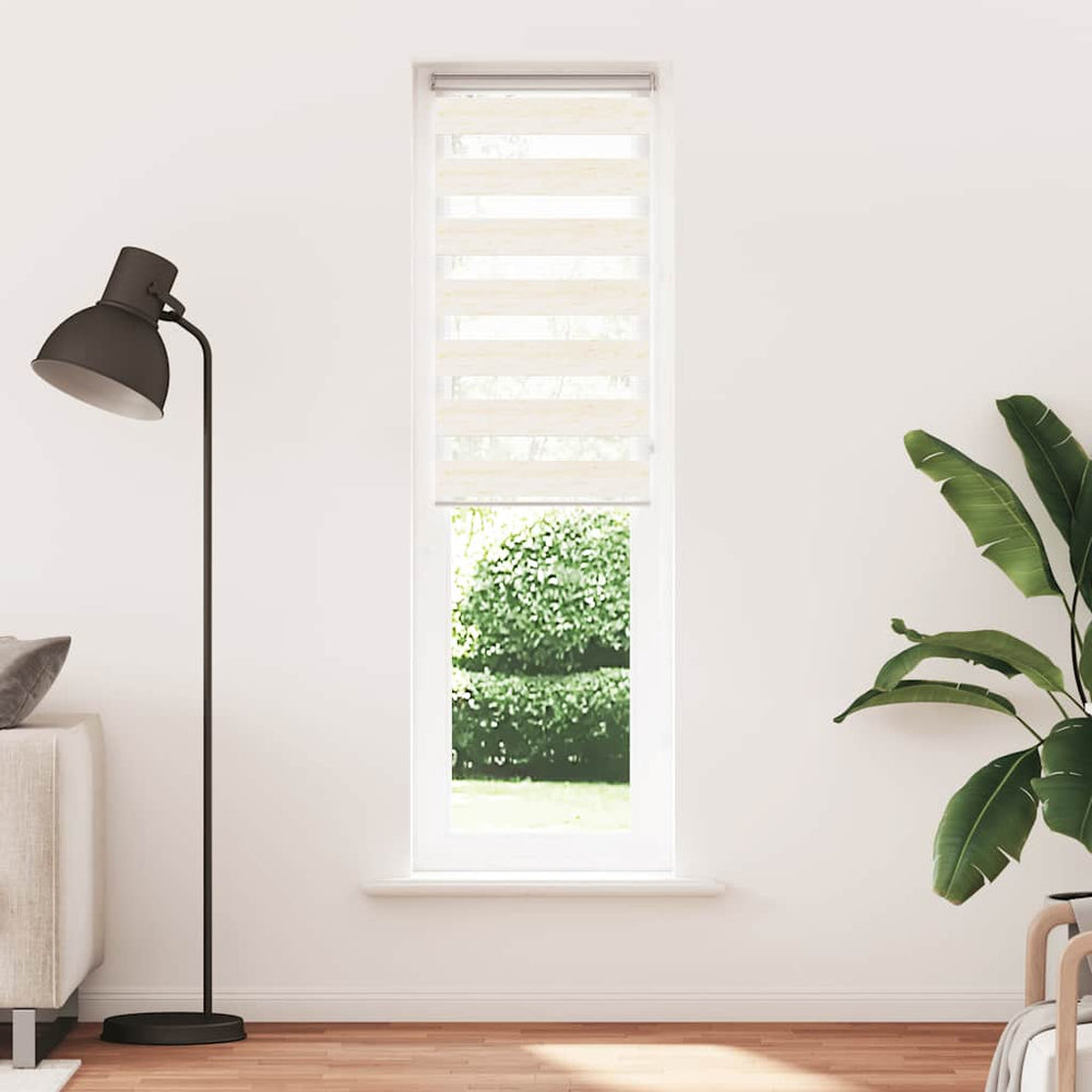 Doppelrollo Marmorbeige 55x230 cm
