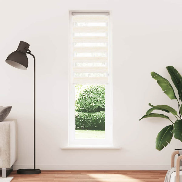 Doppelrollo Marmorbeige 55x230 cm
