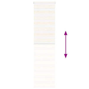 Doppelrollo Marmorbeige 60x230 cm