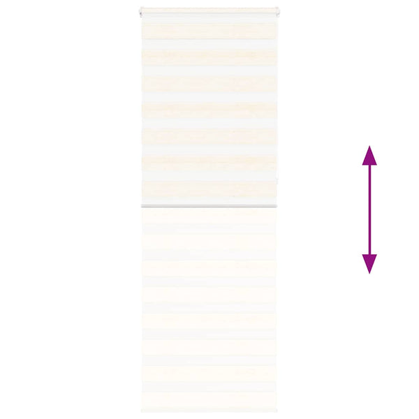 Doppelrollo Marmor Beige 80x230 cm