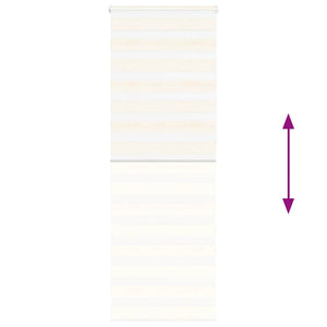 Doppelrollo Marmorbeige 85x230 cm