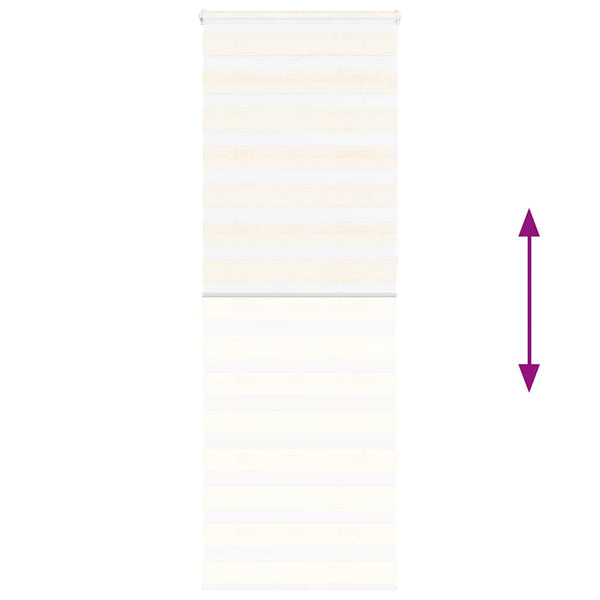 Doppelrollo Marmorbeige 85x230 cm