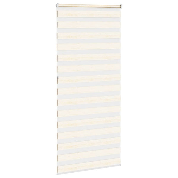 Doppelrollo Marmorbeige 95x230 cm