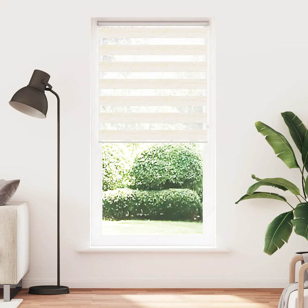 Doppelrollo Marmorbeige 110x230 cm