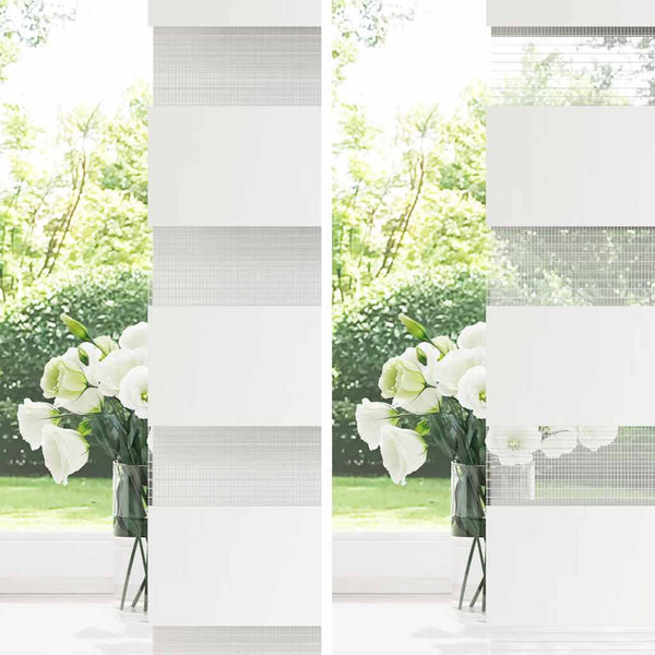 Doppelrollo Weiß 125x100 cm