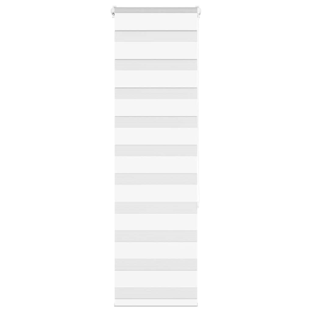 Doppelrollo Weiß 40x150 cm