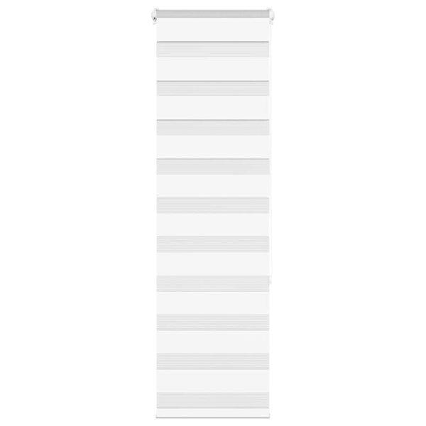 Doppelrollo Weiß 40x150 cm
