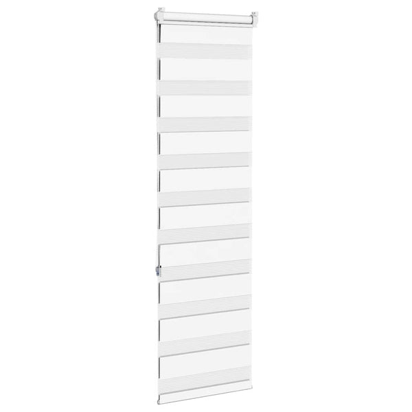 Doppelrollo Weiß 40x150 cm
