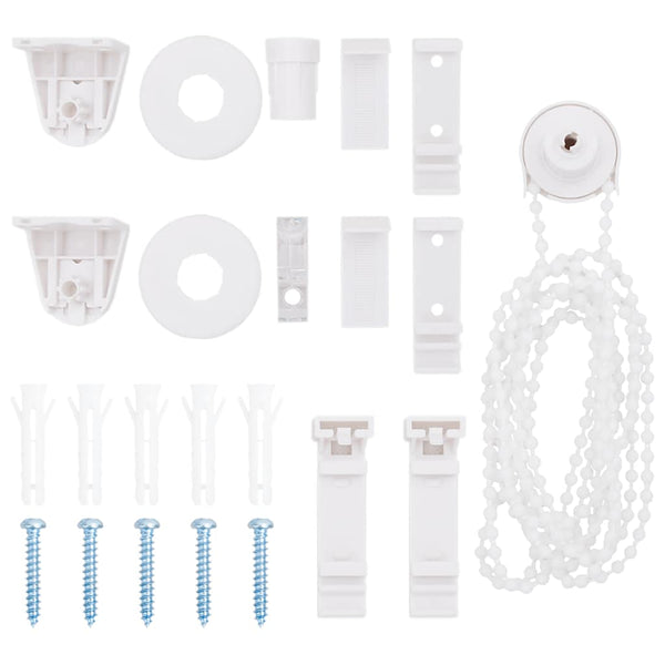 Doppelrollo Weiß 85x150 cm
