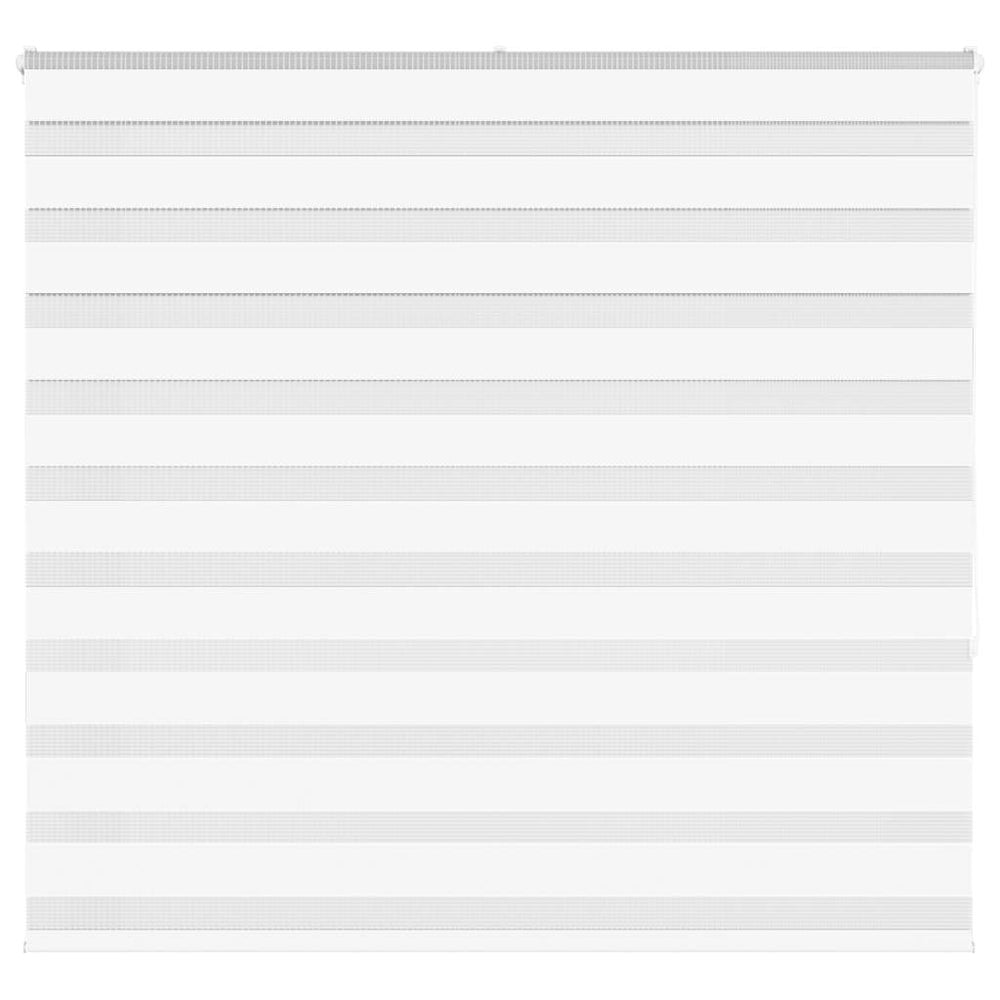 vidaXL Double Roller Blind White 165x150 cm Fabric width 160.9 cm Polyester