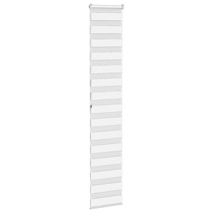 Doppelrollo Weiß 45x200 cm